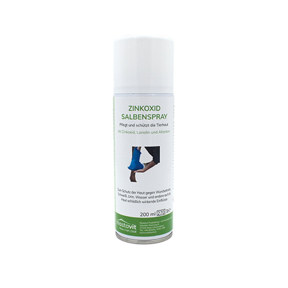 Zinc oxide ointment spray